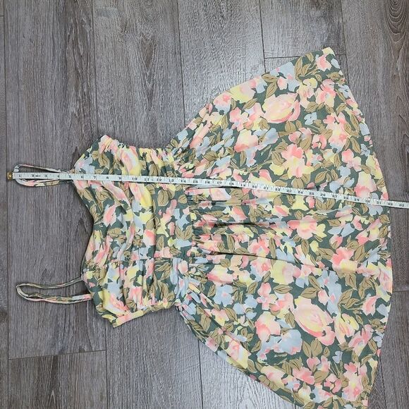 minkpink Spaghetti Strap Floral Skater Dress Small - Picture 14 of 16